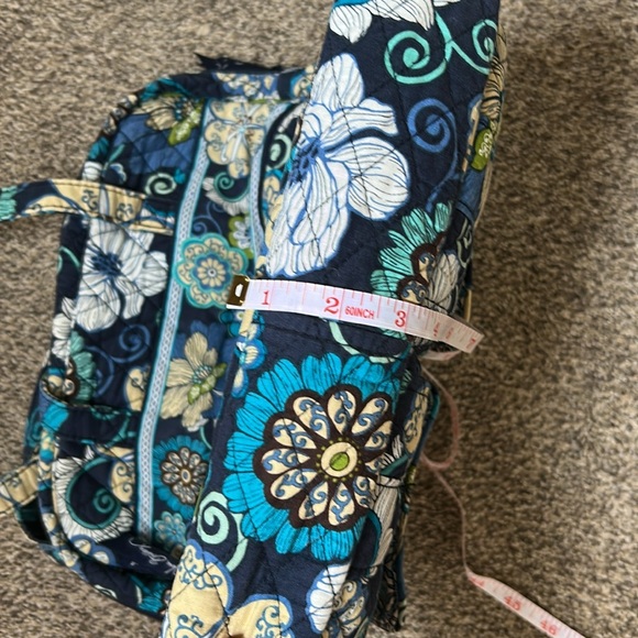 Vera Bradley Floral Blue and White Bag - Picture 3 of 8